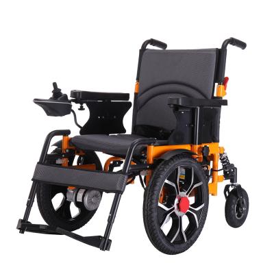 China Popular Same Body Electric Wheelchair Steel Material With Wheels Wheelchairs For Handicapped for sale