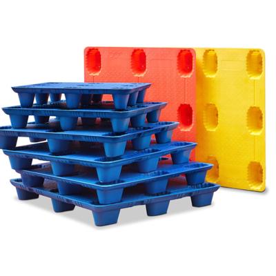 China High Quality Standard Food Grade Single Faced Heavy Duty Plastic Pallets for sale