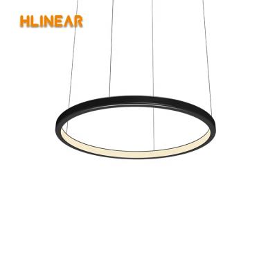 China European Living Room Ring Light Inside Led Circle Decorative Pendant Light for sale