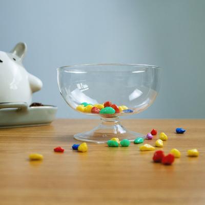 China Traditional Wholesale High Quality Clear Glass Candy Bowl Fruit Dish For Homeware for sale