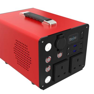 China 110V 500W Power Supply 110V 500W USA Port Emergency Power Bank Car Jump Starter Home Outdoor Standard DC 12V AC 110V Output UPS for sale