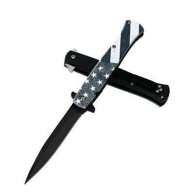 China Easy Carry Outdoor Tactical Survival Tactical Combat Knives Custom Logo Hunting Knife Folding Pocket Camping Sharp Knives for sale