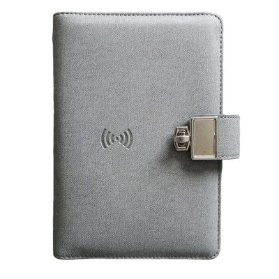 China For Primary Student Power Bank Notebook A6 Size Earphone Travel Organizer With Power Bank Diary for sale