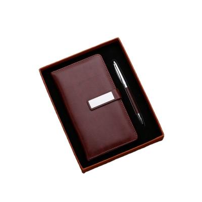 China Cheap Promotional Hot Sale Gift Items 2 in 1 Notebook+pen Business Gift Set Gift Set Promotional Gift Box Set for sale