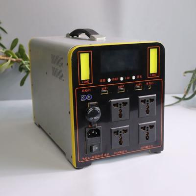 China OEM 1000W 800WH Power Supply High Capacity Remote Control Solar Outdoor Portable Power Station for Camping for sale