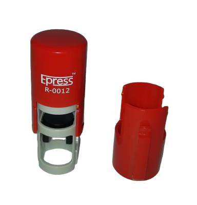 China Desktop Epress Diameter 12 Mm Round Toy Self Inking Pocket Stamp for sale