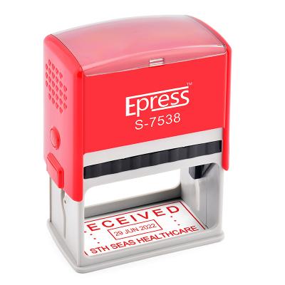 China Office type plastic material and Self-inking rubber stamp POM, ABS self-inking stamp for sale