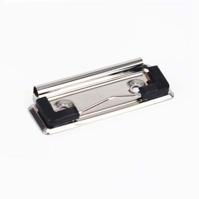 China 100% High Quality Eco-friendly Nickel Plate Board Staples Metal Stationery Clip Accessories A4 Wire Drawing Clips With Pen Holder for sale