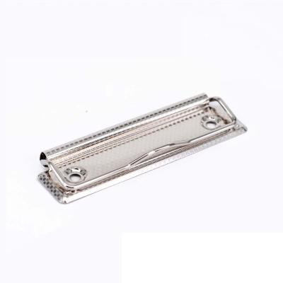 China 100% new eco-friendly hot sale design iron board clips with pen holder clip 120mm 110mm for paper clip for sale