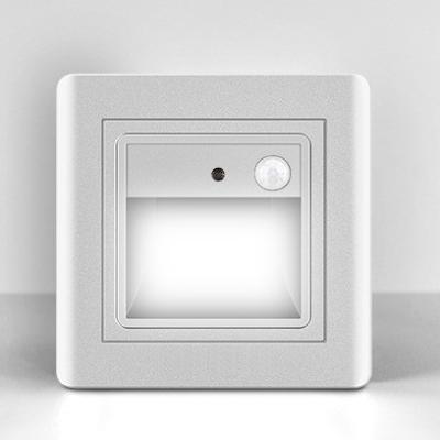 Chine 0.5W/2W PIR Sensor Pas de lumière de nuit Escaliers muraux pieds lumière sans bricolage Non à vendre