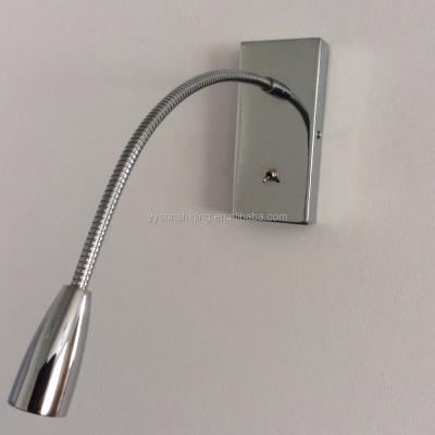 Chine Lumière de lit avec cou de poule flexible 220V 3W LED Wall Light NO Dimmer Support à vendre