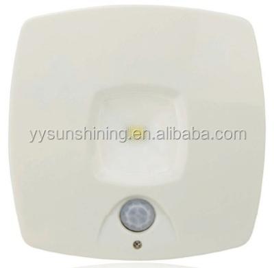 China ABS Material NINGBO Metal Battery Operated LED Motion Sensor Night Light 25000 Hours for sale