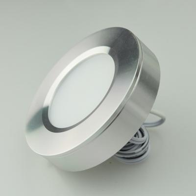 China Ingebouwde installatie 12V Puck Light LED-paneel voor meubelkast Keuken rond Te koop