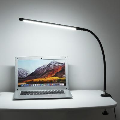 China USB Desk Lamp with Dimmable Reading Light and Clamp 480*120*50mm Product Dimension for sale