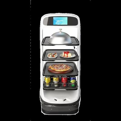 China Top Selling Robot Android Navigation Waiter Service Robot For High Tech Restaurant for sale