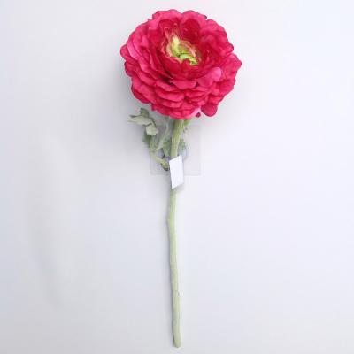 China Wholesale High Quality Minimalist Artificial Ranunculus Flower Tea Rose Silk Lu Loan For Home Wedding Decoration for sale