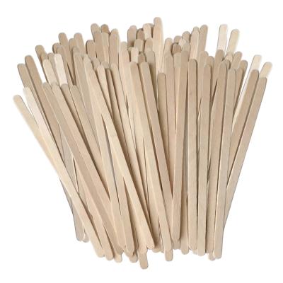 China 500pcs Disposable Packed Wholesale Wooden Coffee Tea Stirrers Open Sticks Hot Corn 5.5inch Stick Well Sealed Hot Dog Sticks for sale