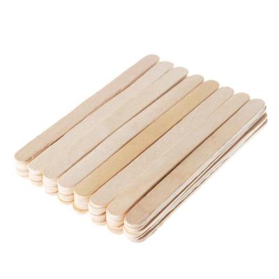 China Sustainable Popsicle Stick Ice Cube Maker Cream Tools , Wooden Craft Stick for sale