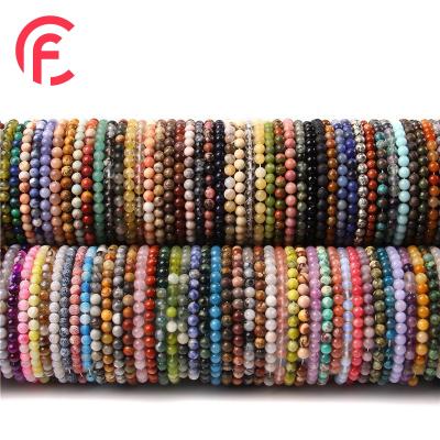 China Wholesale CLASSIC Natural Stone Quartz Beads Bracelets & Bangles Jewelry Accessories 6mm 8mm Crystal Agate Beads Handmade Gemstone for sale