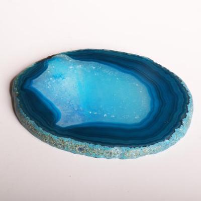 China Raw Stone Agate Natural Agate Agate Slices Nail Beauty Colored Agate Pieces for sale