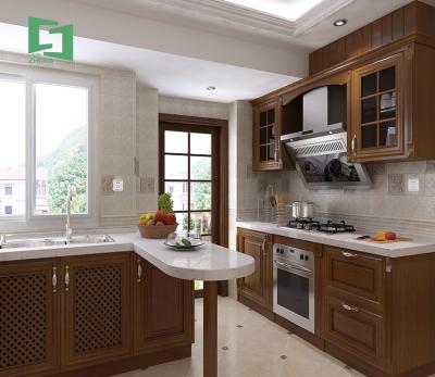 China Direct Ghana Modular Eco-Friendly Kitchen Manufacturer Wooden Sideboards for sale