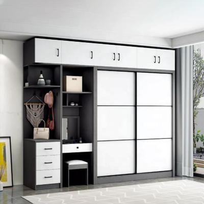 China Factory Wholesale Price Simple Design Standard Size Furniture Closet Eco - Friendly Wardrobe for sale