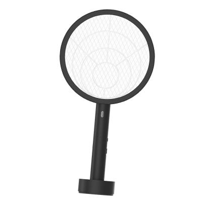 China Sustainable Usb Rechargeable Mosquito Swatter Electric Fly Shooter With Lighting for sale