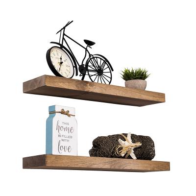 China Europe Special Design Widely Used Wooden Floating Shelves For Wall for sale