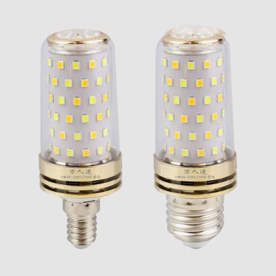 China Office/Farmhouse/Villa/Hotel 196-High Quality Fans Series Color Changing LED Corn Bulb E14/E27 8W /10W LED Corn Bulb Edge Gold Lamparas 196-High Led SMD 2835 for sale