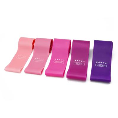 China Wholesale Yoga Exercise China Factory Fitness Yoga Stretch Latex Loop Resistance Band Set For Home Exercise for sale