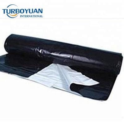 China moisture proof agriculture mulch film/black white plastic sheet roll for sale for sale