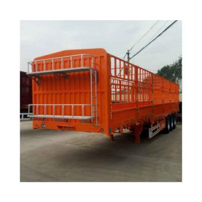 China 1st Or 2nd Floor Flower Fence Chinese Factory Price Powder Material Transport 3-Axle 45-60tons Semi-Trailer for sale