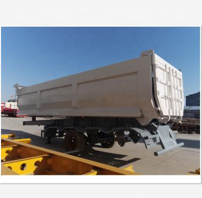 China China Factory 4 Axle Dump Semi Trailer U Type Rear Bucket Dump Truck Trailer Truck for sale