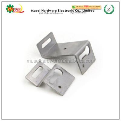 China Stainless Steel OEM Precision Z Form Stampings Connecting Sheet Metal Part Custom Stamping Die Forming Bending Part Nickel Plated for sale