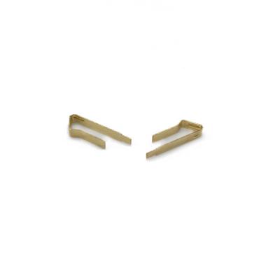 China Mrd ECU Factory Supply Brass Metal Shrapnel Stamping Conductive Parts, Metal U Clips for sale