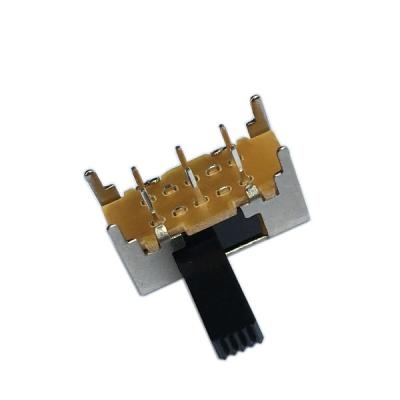 China Stainless Steel Easily Soldering China Tin 6Pin SK23D05 2P2T SMD Sliding Contact for sale