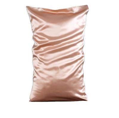 China Wholesale Wearable Mulberry Natural 100% Pure Silk Satin Soft Silk Pillowcase 22mm Zipper Style for sale