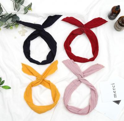 China Simple Fabric Fashion Hair Band For Wahshing Face Make Up Hair Accessories Headband for sale