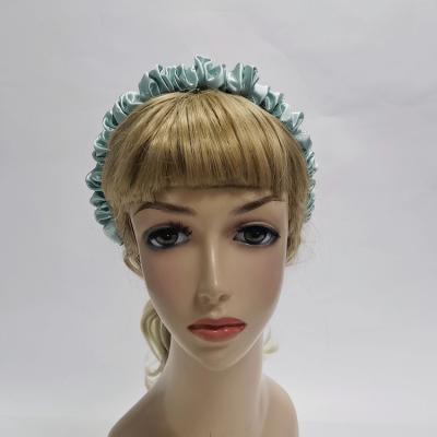 China New Fashion Design Custom Silk Headband 100% Charmeuse Silk Headband With Artificial Bricks As Request for sale