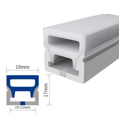 China Durable Heat Resistance Three Sides Decorated Lamp Sash Socket Tube For Showcase for sale