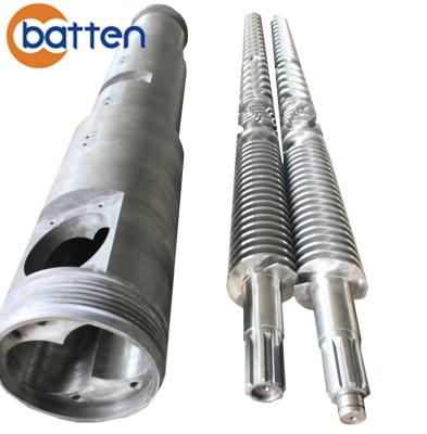 China Factory CM65/132 Tapered Twin Screw And Barrel For Plastic Machine for sale