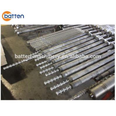 China Blow Molding Machine Single Screw Machine Extruded Screw And Aluminum Pipe Barrel for sale