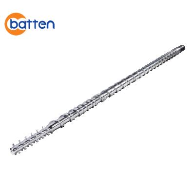 China Plastic Extrusion 100/36 High Capacity Screw Barrel / Water Cooled Jacket For HDPE Pipe Extruder for sale