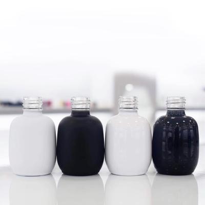 China 15ml Personal Care Empty Single Glass Jar For Color Gel Nail Polish Bottle Custom Nail Glue Gel Bottle for sale