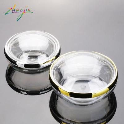 China 50g 80g Big Pill Cosmetic Plastic Clear Camphor Pill Bottle Empty Nail Powder Container for sale