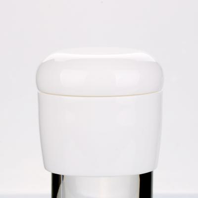 China 30g 50g Beauty Body White Cosmetic Butter Container Custom UV Glue Gel Polish Bottle for sale