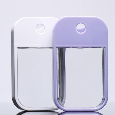 China Mini Phone Shape Square Hand Sanitizer Bottle Pocket Credit Card Cosmetic Empty Clear Perfume Spray Bottle for sale