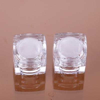 China 5g 10g color UV container plastic gel nail container custom acrylic gel nail salon cosmetic for sale