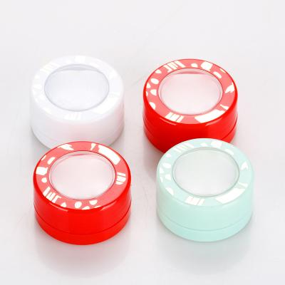 China 2g 10g Travel Size Nail Polish Cosmetics Makeup Container Custom Empty Plastic Powder Jar Eyeshadow Small Beautiful for sale