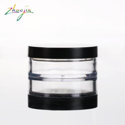 China Wholesale 8g 15g Clear Cosmetic Empty Cosmetic Pigment Loose Container Powder Shaker Eyeshadow Jar for sale